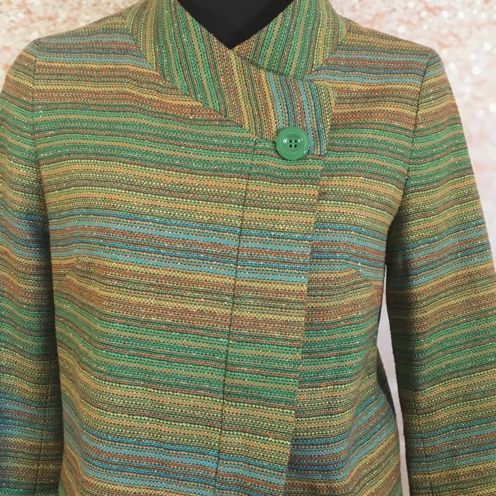 Zara Basic Multicolored Crop Jacket - image 2